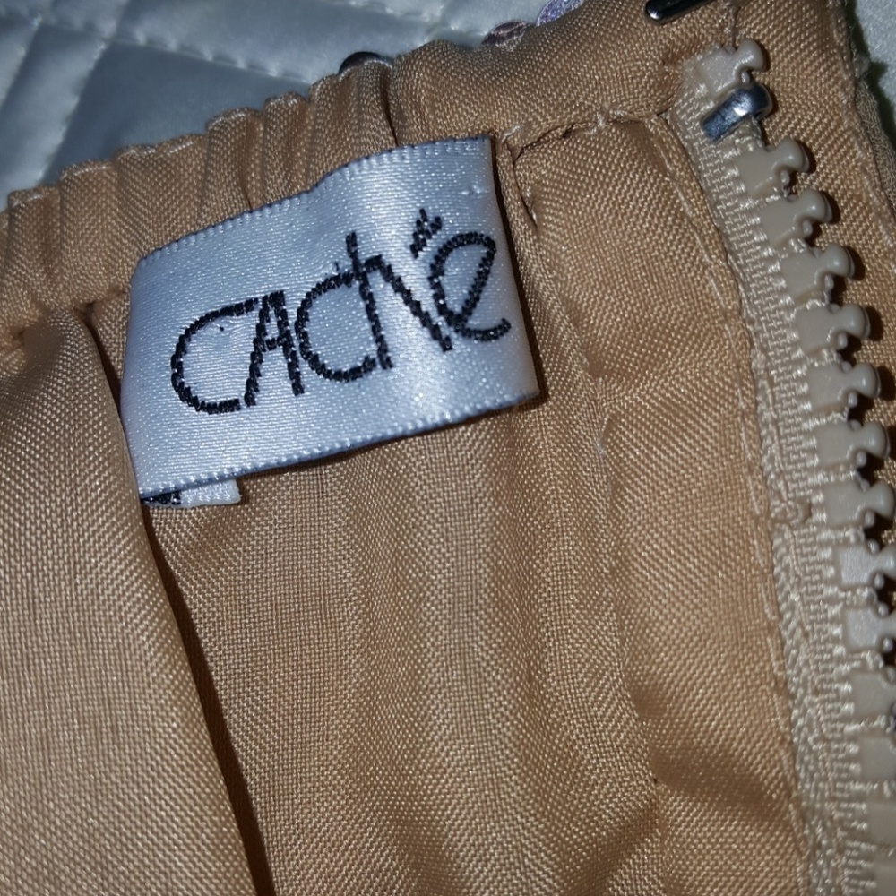 Mint Elegant Brown Cache Sparkly Top Silk - image 5